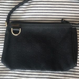 GUCCI - Black Canvas mini purse